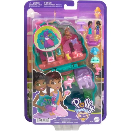 Polly Pocket Cofre Pavo Real