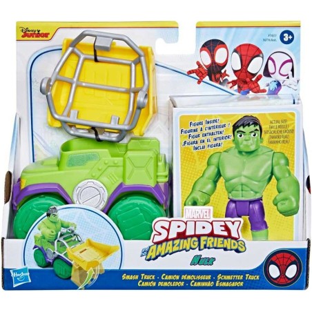 Spidey Set Figura Y Camión Demoledor Hul