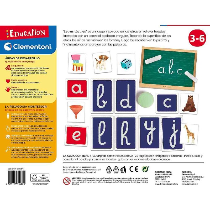MONTESORI LETRAS TACTILES