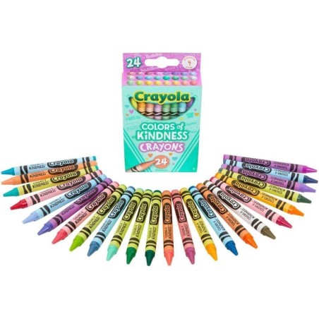 Caja 24 Ceras colores pastel