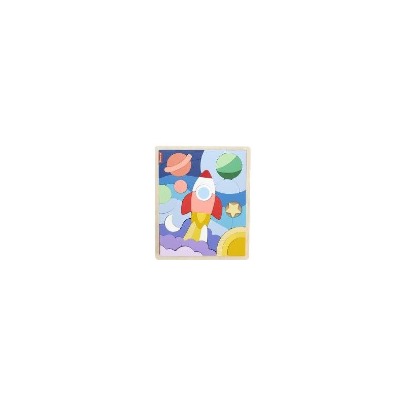 Fisher-Price Puzzle Espacial de Madera 