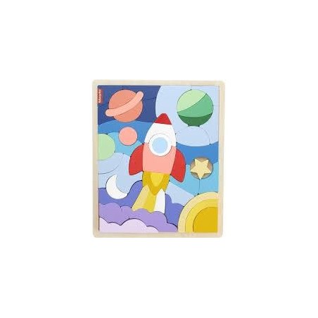Fisher-Price Puzzle Espacial de Madera 