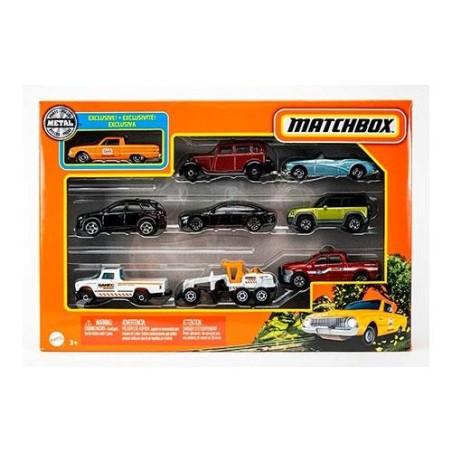 Matchbox Auto Básico Paquete de 9 Modelo