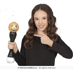 VARITA LED HALLOWEEN BURBUJAS POMPAS POM 2
