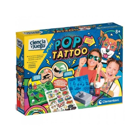CLEMENTONI POP TATTOO CIENCIA Y JUEGO