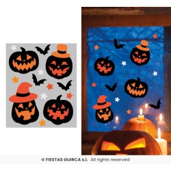 DECORACION GEL CALABAZAS 20X25 CM