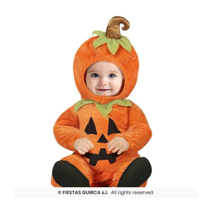 DISFRAZ PUMPKIN CALABAZA 12-18 Meses