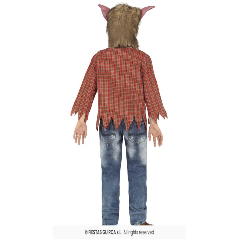 DISFRAZ HOMBRELOBO WEREWOLF  10-12 Años