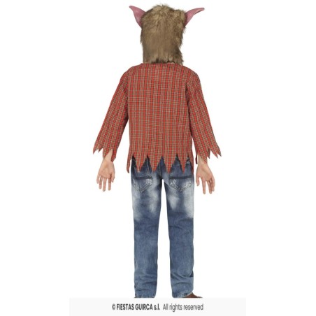 DISFRAZ HOMBRELOBO WEREWOLF  10-12 Años