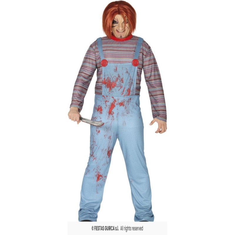 DISFRAZ CHUCKY KILLER DOLL 14-16 Años