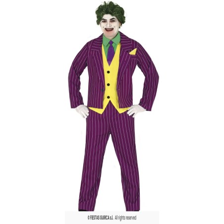DISFRAZ JOKER CRAZY VILLAINE 14-16 AÑOS