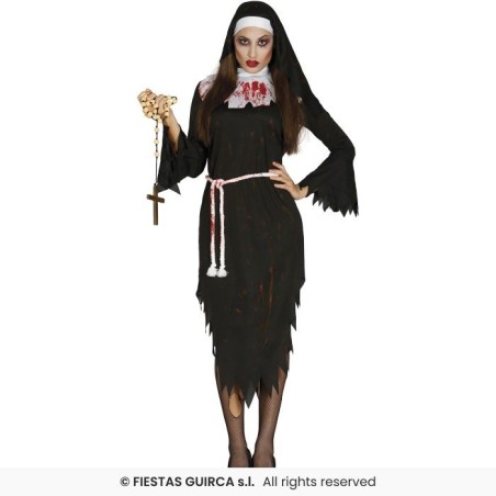 DISFRAZ MONJA ZOMBIE (L)