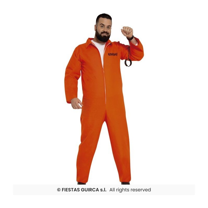 DISFRAZ CONVICTO PRESO NARANJA (XL)