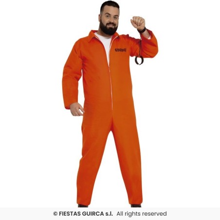 DISFRAZ CONVICTO PRESO NARANJA (XL)