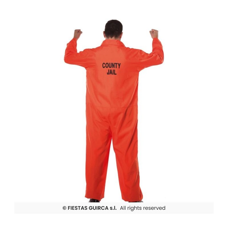 DISFRAZ CONVICTO PRESO NARANJA (XL)