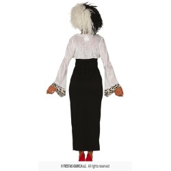 DISFRAZ CRUELLA CRAZY VILLANA M 38-40 2