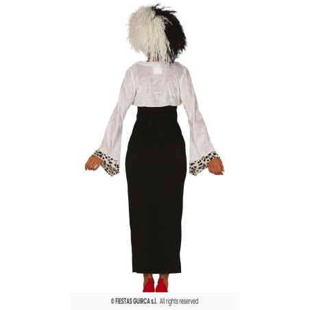 DISFRAZ CRUELLA CRAZY VILLANA M 38-40