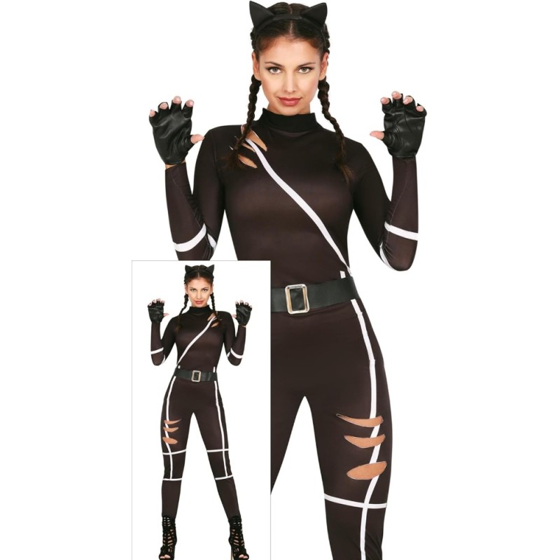 DISFRAZ CATWOMAN BLACK CAT T.M 38-40