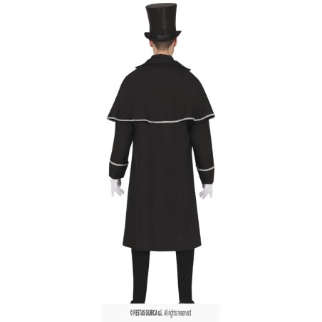 DISFRAZ VAMPIRO PLATEADO SILVER T.M 48-5
