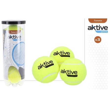 BOTE 3 PELOTAS TENIS - AKTIVE SPORTS