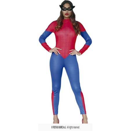 DISFRAZ SUPERHEROINA SPIDERGIRL T.S 36-3