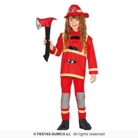 DISFRAZ BOMBERO 7-9 Años