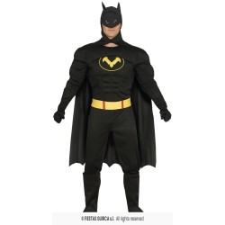 DISFRAZ BATMAN BLACK HERO T.S 46-48