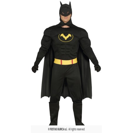 DISFRAZ BATMAN BLACK HERO T.S 46-48