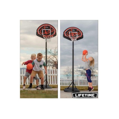 LIFETIME CANASTA BASKET PORT. AJUSTABLE