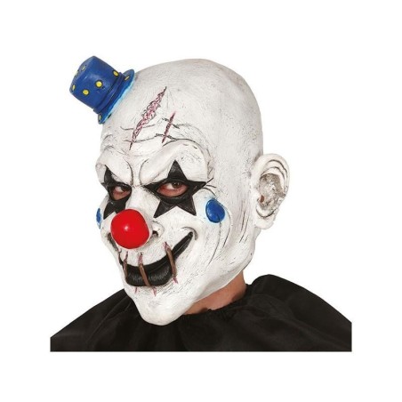 MASCARA PAYASO CON GORRITO LATEX