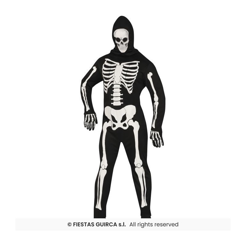 DISFRAZ ESQUELETO SKELETON (M)