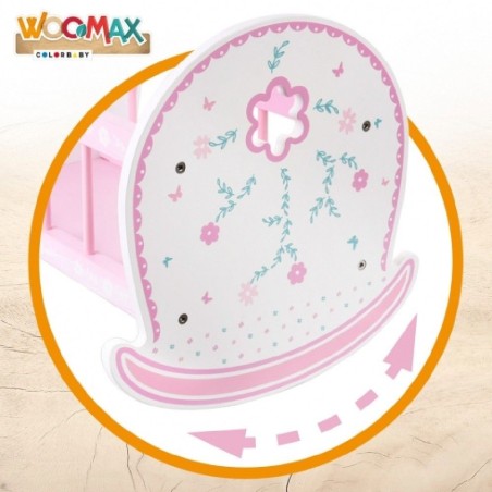 CUNA DE MADERA PARA MUÑECAS - WOOMAX