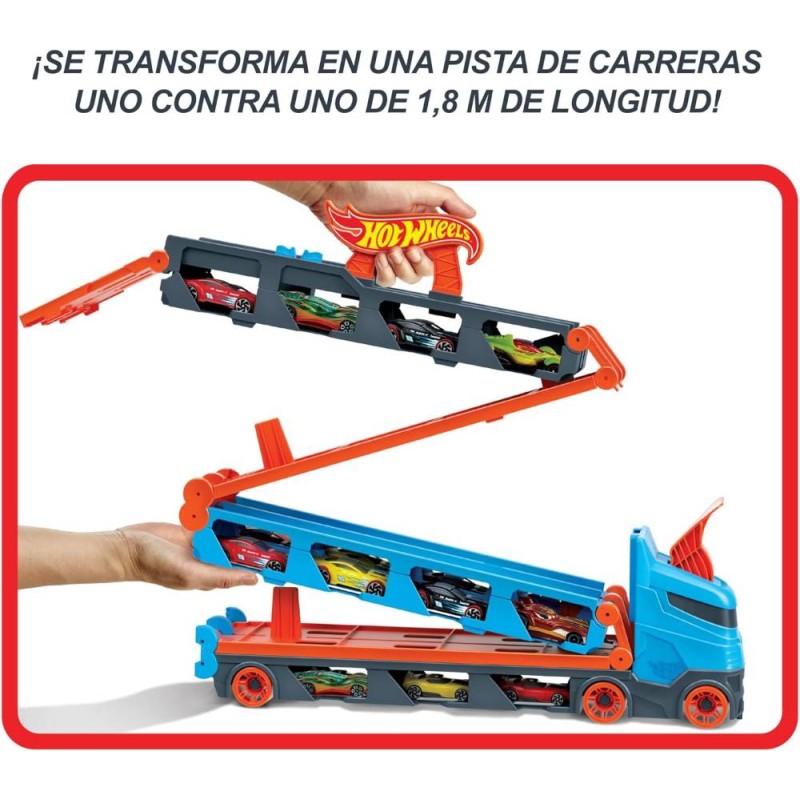 Hot Wheels Camión De Transporte Converti