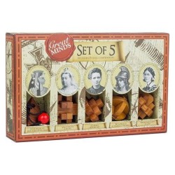 Set 5 Rompecabezas Grandes Mentes Mujer
