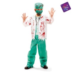DISFRAZ CIRUJANO ESQUELETO ZOMBIE 10-12
