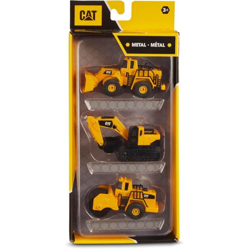 Set 3 vehiculos obras publicas CAT