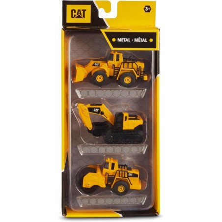 Set 3 vehiculos obras publicas CAT