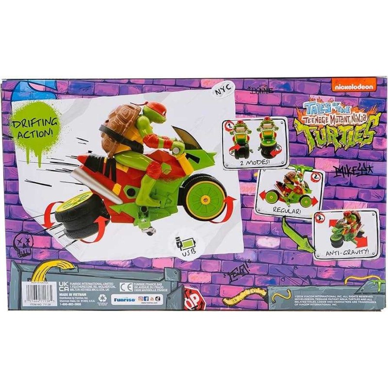 Moto RC Tortugas Ninja Raphael