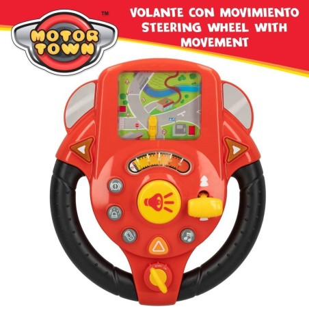 MOTOR TOWN-VOLANTE C/LUZ+SONIDOS +24M