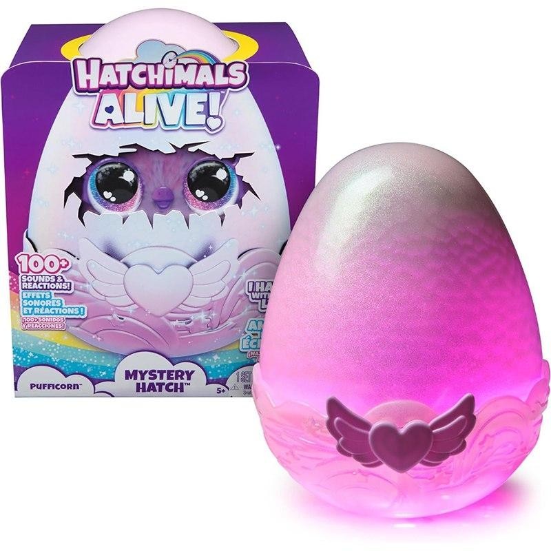 HATCHIMALS Alive Mystery Hatch PUFFICORN