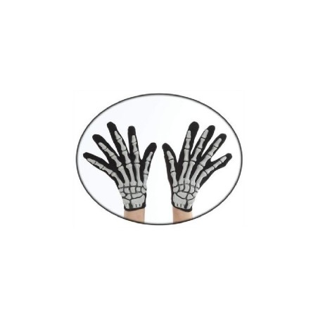 GUANTES ESQUELETO ADULTO