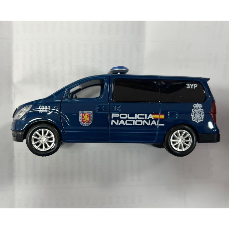 FURGÓN POLICÍA Nacional Coche metálico J
