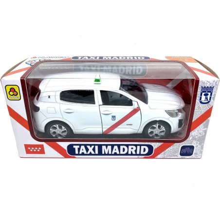Taxi Madrid. vehículo metálico, Juguete