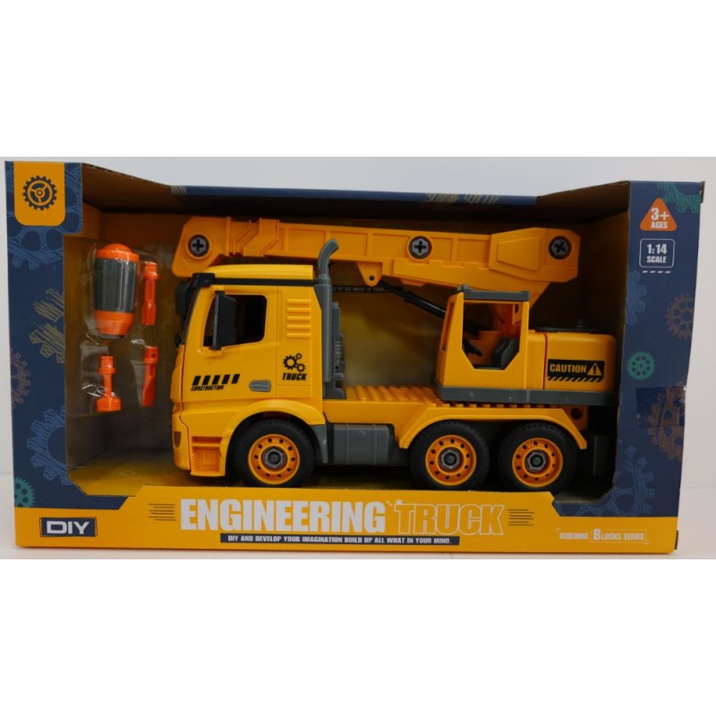 CAMION GRUA CON DESTORNILLADOR