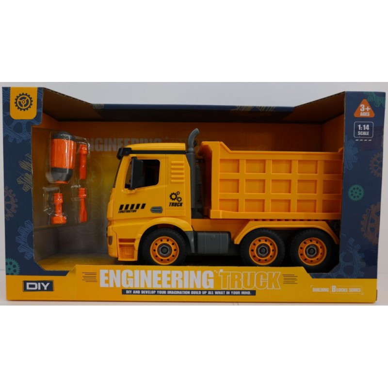 CAMION VOLQUETE CON DESTORNILLADOR