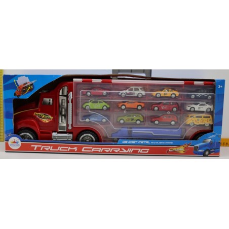 CAMION PORTACOCHES + 13 COCHES