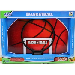 CANASTA BALONCESTO + PELOTA + INFLADOR