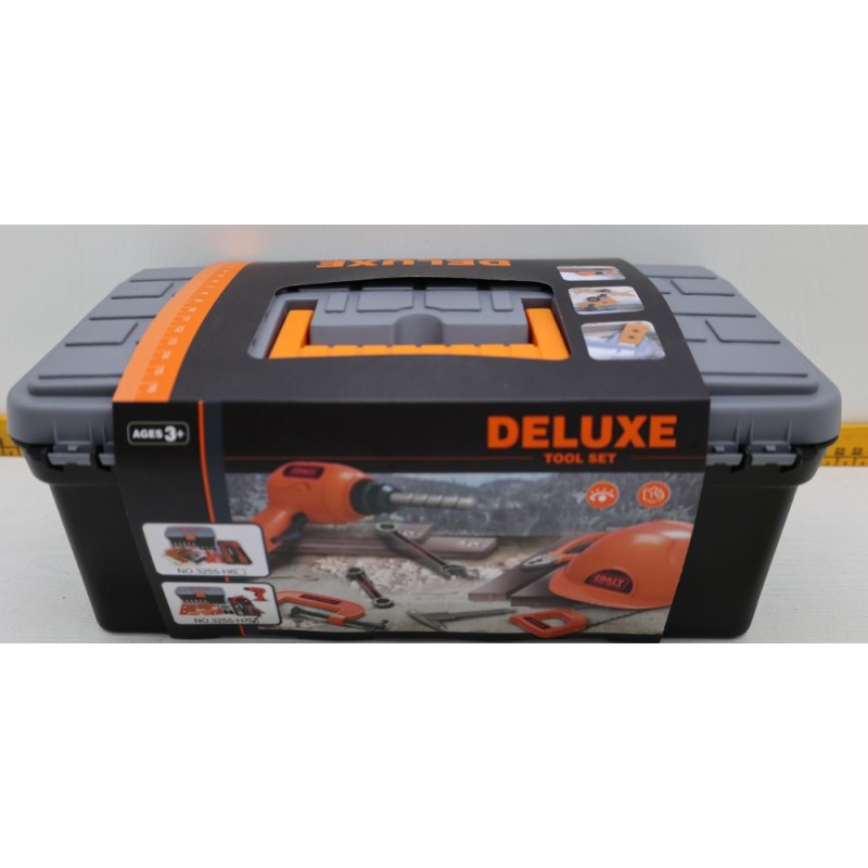 CAJA HERRAMIENTAS CON TALADRO MANUAL