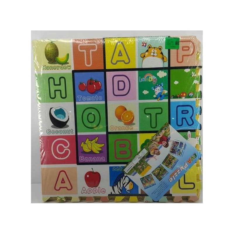 PUZZLE EVA EDUCATIVO GRANDE (4PZ)