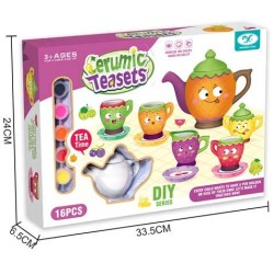 Set de Tazas de Té para Decorar – Cerámi